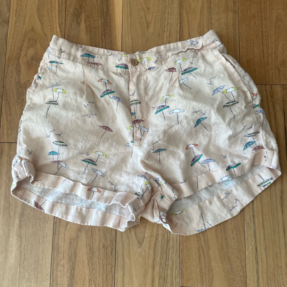 C&C California Peachy Pink Linen Casual Shorts 🏖️